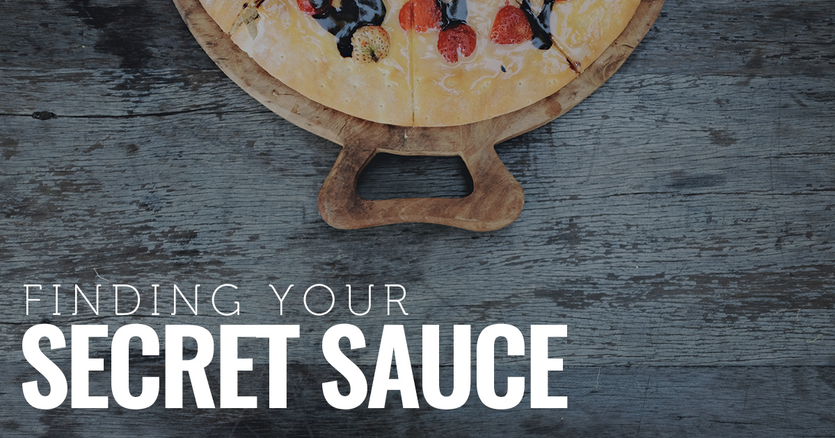 Featured - Finding Your Secret Sauce